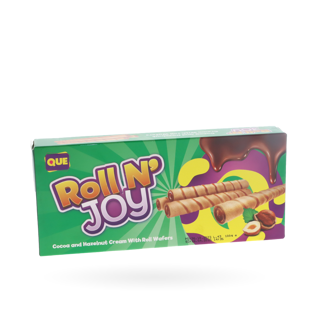 QUE Roll n' Joy Schokolade Haselnuss 100g
